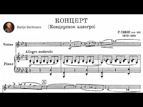 Reinhold Glière - Violin Concerto, Op. 100 (1956)