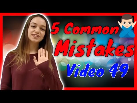 49. Mësimi 8 Anglisht - 5 Common Mistakes & Health Problems