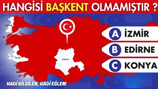 TÜRKİYE`Yİ NE KADAR TANIYORSUN ? | Türkiye Genel Kültür Testi! | TÜRKİ
