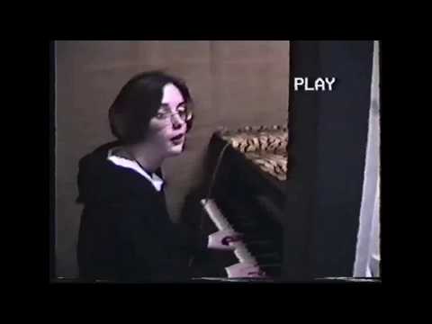 Slowdive Rachel Goswell playing the piano