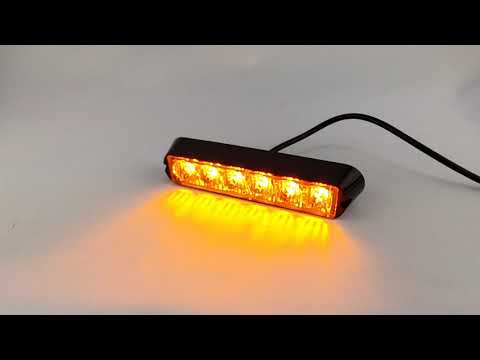 Проблесковая фара Samrai 26A-6, 17 см, 8 диодов , 18 режимов работы