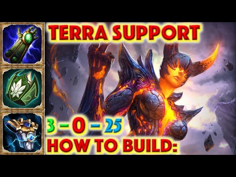 SMITE: HOW TO BUILD TERRA - Terra Support Build + Gameplay + Guide (Smite Season 7 Conquest)