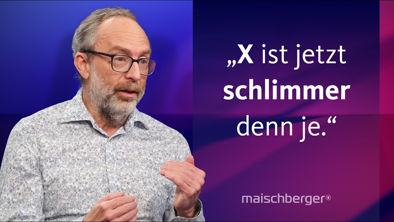 Fakten vs. Fake News: Wikipedia-Gründer Jimmy Wales über Desinformation im Netz | maischberger