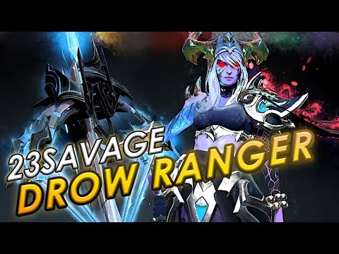 MEGA RIGHT CLICK COMEBACK 23SAVAGE DROW RANGER GAMEPLAY DOTA 2 PRO HIGHLIGHTS