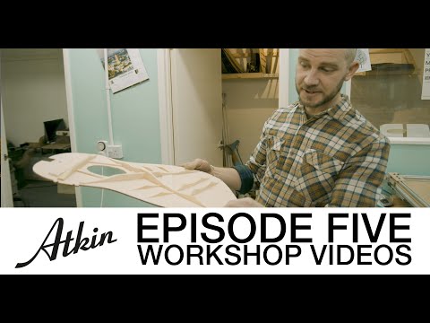 Atkin Guitars Workshop Videos - Ep 5 - How to make braces, brace a guitar top, vacuum pressing a J43