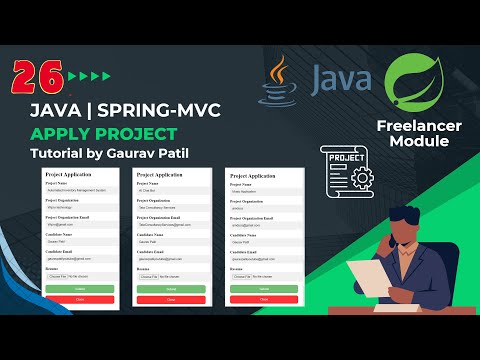 #26: Spring MVC project apply project through freelancer module Java tutorial