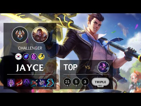 Jayce Top vs Kennen - KR Challenger Patch 10.16