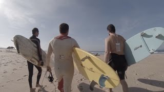 preview picture of video 'Surf, SUP, Bodyboard Costa da Caparica CDS 26 de Outubro 2014'