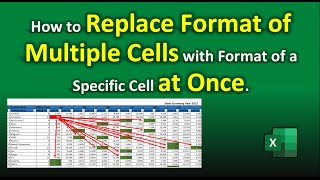 How to Instantly Replace Format of Multiple Cells 😎 with a Specific Format in Excel | Excel Trick