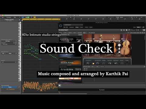 Strings library - Sound check - 8dio Intimate studio strings and Fluffy audio Venice modern strings