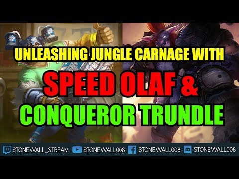 Unleashing Jungle Carnage With Speed Olaf And Conqueror Trundle