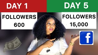 How To Grow Your Facebook Followers Fast (best Facebook hack tips