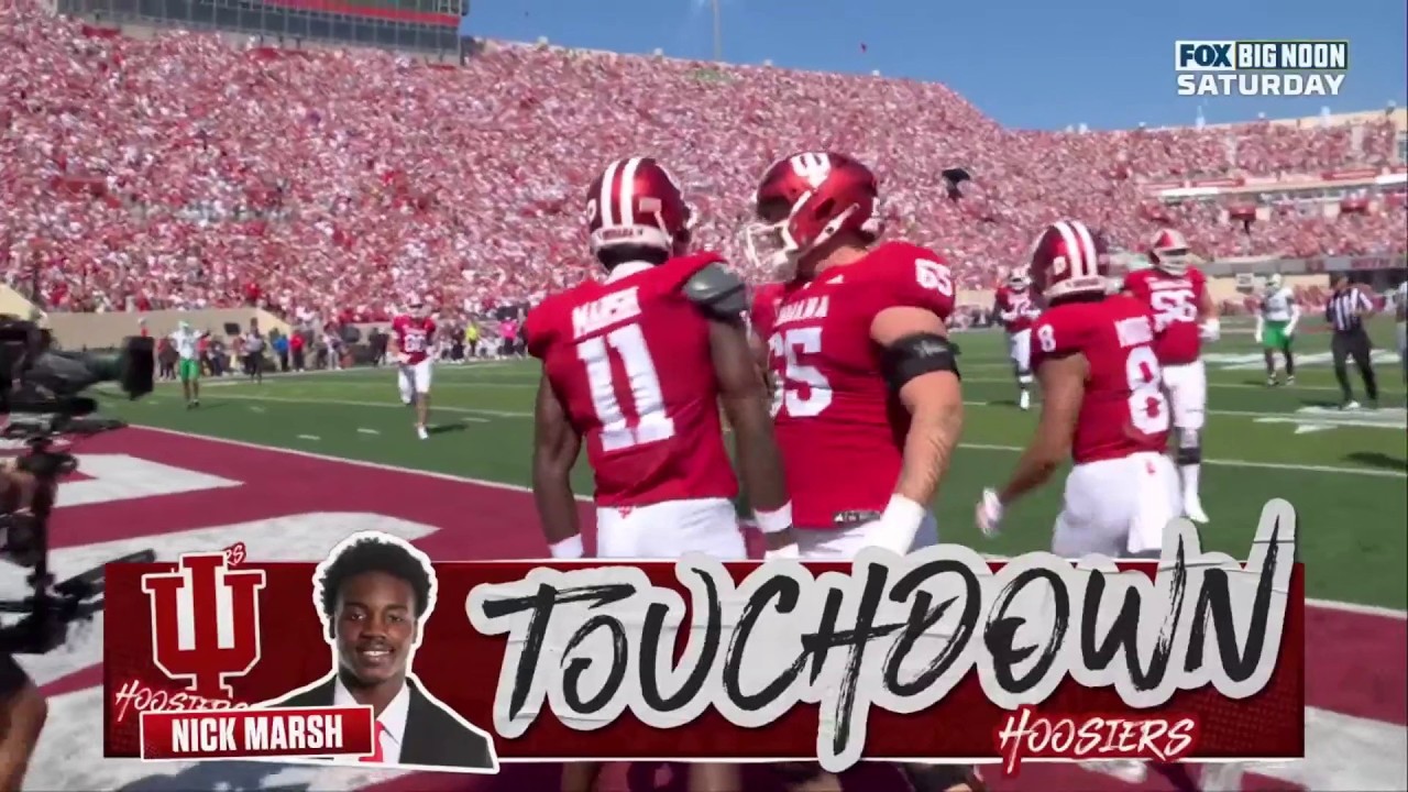 🏈🔥 TOUCHDOWN NICK MARSH | North Texas Mean Green 0–7 Indiana Hoosiers | College Football