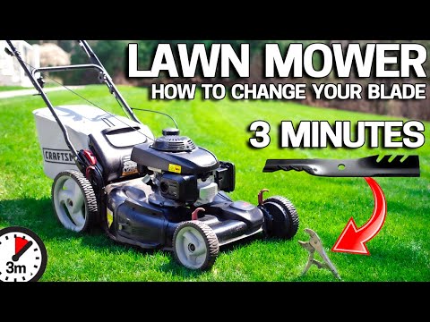 How to Replace your Lawn mower Blade in 3 Minutes EASY WAY
