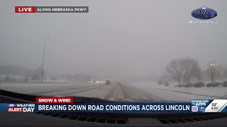 Low visibility in Lincoln at 6 p.m.