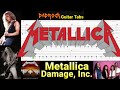 Damage Inc. - Metallica - Guitar + Bass TABS Lesson