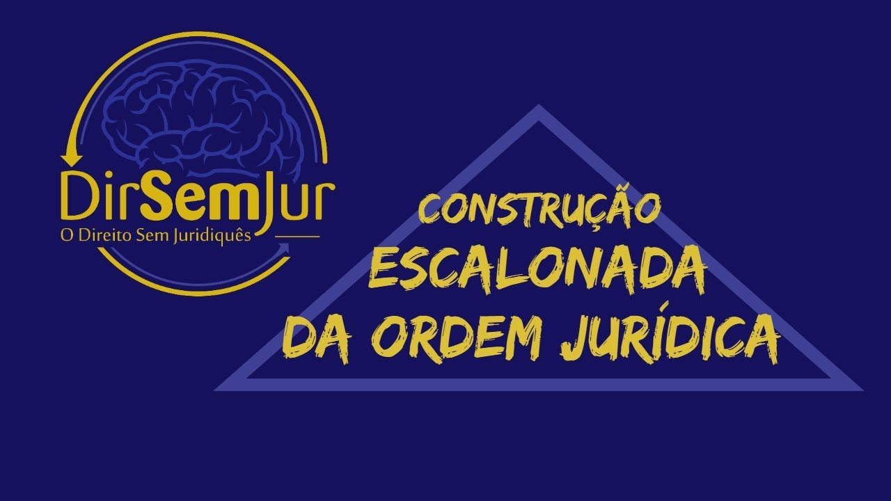 Construção escalonada da ordem jurídica. A "pirâmide normativa" de Kelsen
