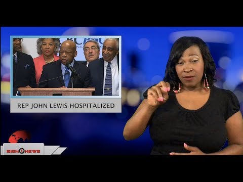 Rep John Lewis hospitalized (ASL - 7.29.18)