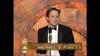 Michael J. Fox Wins Best Actor TV Series Comedy - Golden Globes 1999 video