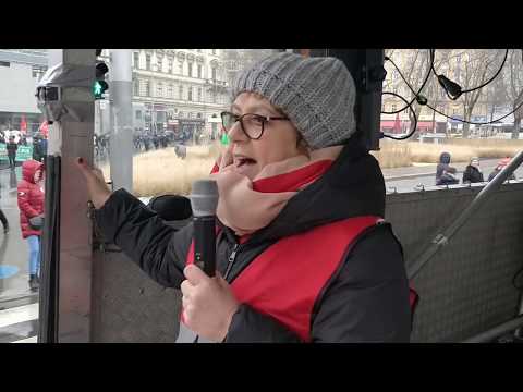 Großdemonstration gegen Rassismus am 17.03.2018 in Wien: Rede von Marie-Therese Reisenauer