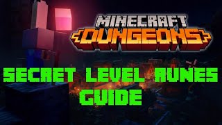 Minecraft Dungeons | How to Unlock The Secret COW Level | Rune Location Guide