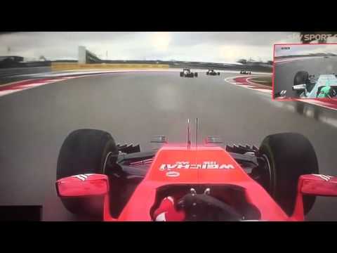 Start of Sebastian Vettel in USA GP (United States 2015). F1 Texas with Ferrari