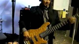 Stanky Bass solo. Uriah Duffy does the 5 string Lakland.