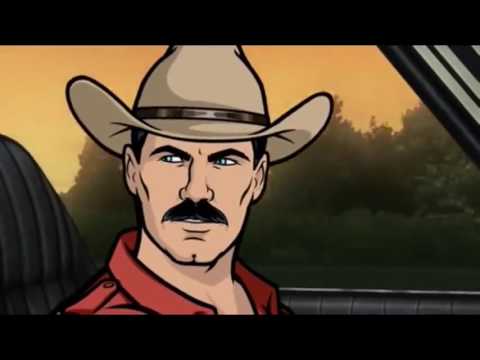Archer & Pam arguing during car chase   S5 E5
