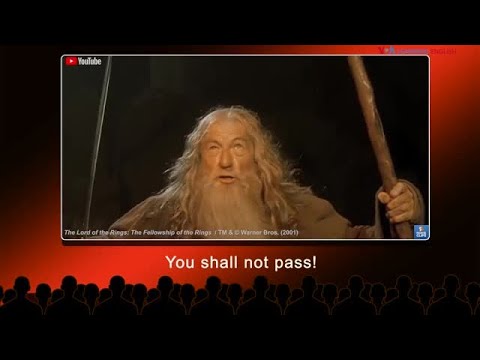 英語@電影：你不能通過 (English @ the Movies: You shall not pass)