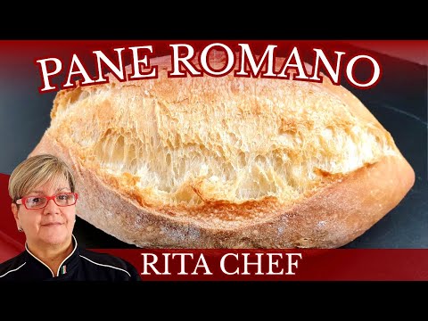 PANE ROMANO: Crosta dorata e croccante, mollica soffice e leggera.