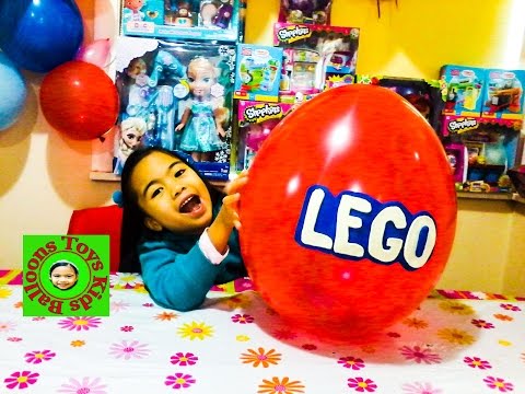 GIANT BALLOON Explosion Surprise LEGO FRIENDS VIDEOS Toys The Worlds Biggest Ever Play Video