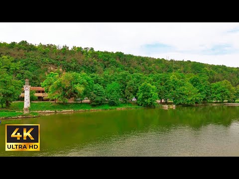 Short Drone Flight Over Kailaka Park, Pleven City Bulgaria | 4K Aerial Views