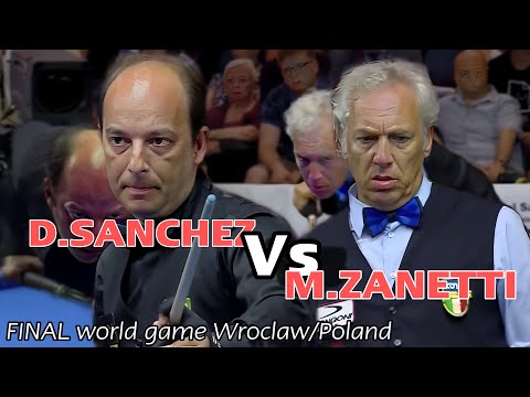 Sanchez vs Zanetti | Billiards 3 Cushion | Final world game Wroclaw/Poland