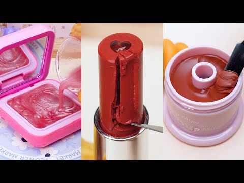 Satisfying Makeup Repair ASMR💄DIY Makeup Makeover: Repairing, Recycling & Decorating Your Cosmetics