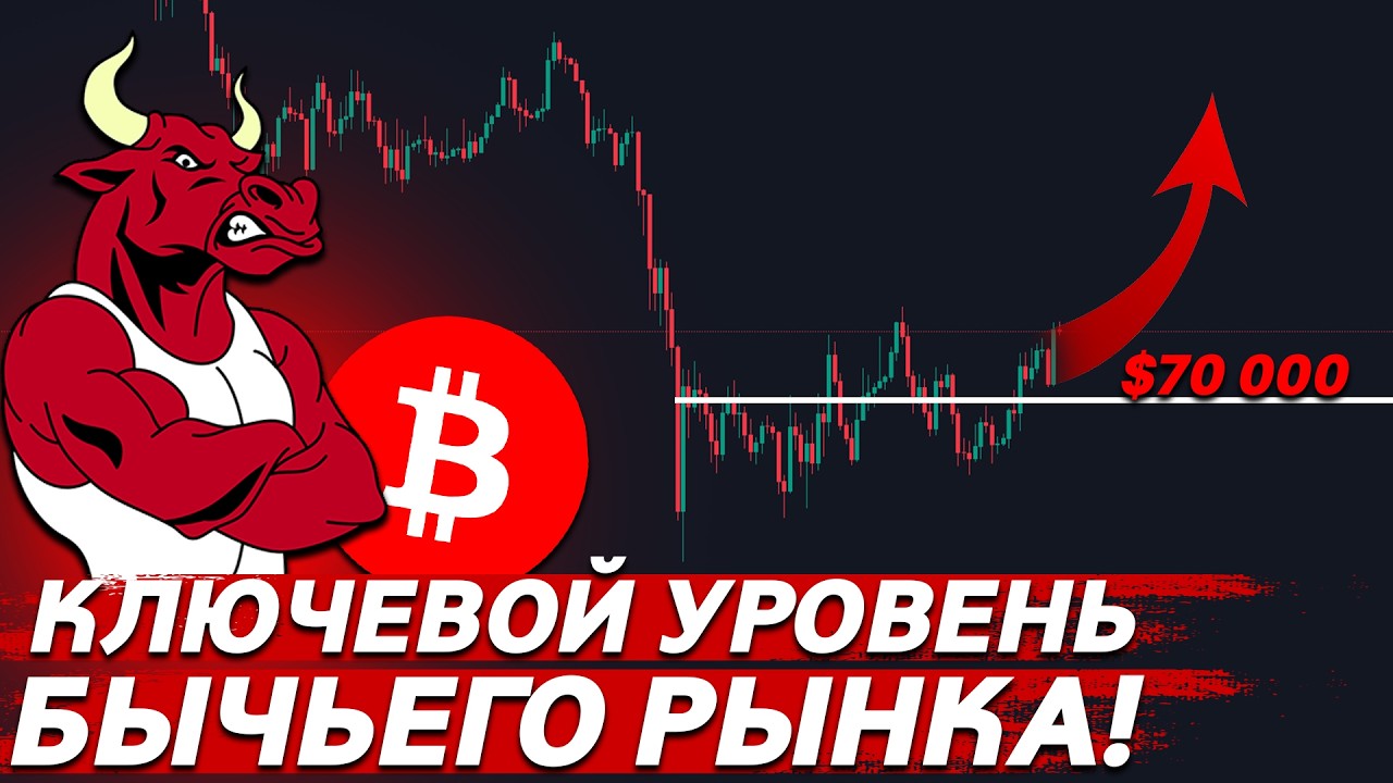 🚨ВАЖНО, БИТКОИН ОФИЦИАЛЬНО ПЕРЕХОДИТ В БЫЧЬЮ ФАЗУ!