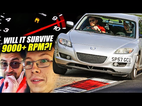 Will AutoAlex Mazda RX-8 SURVIVE 9000+ RPM?! // Nürburgring