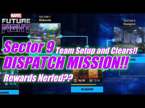 Dispatch Mission Stage 9!!Team setup and Clears!! #Mff #Marvel #Dispatch #Mission