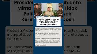 Download lagu PERMINTAAN PRESIDEN ! Prabowo Subianto Minta Publik Tak Politisasi Isu Proyek Whoosh mp3 Download lagu PERMINTAAN PRESIDEN ! Prabowo Subianto Minta Publik Tak Politisasi Isu Proyek Whoosh mp3