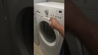 How to get error codes from a washer Frigidaire