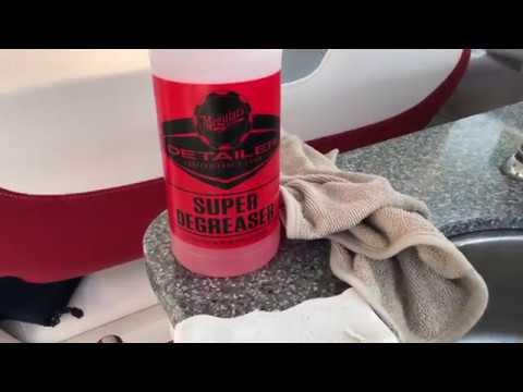 SUPER EFFECTIVE VINYL CLEANING FOR BOAT DETAILING, CARS , FURNITURES OR ANY SURFACES.