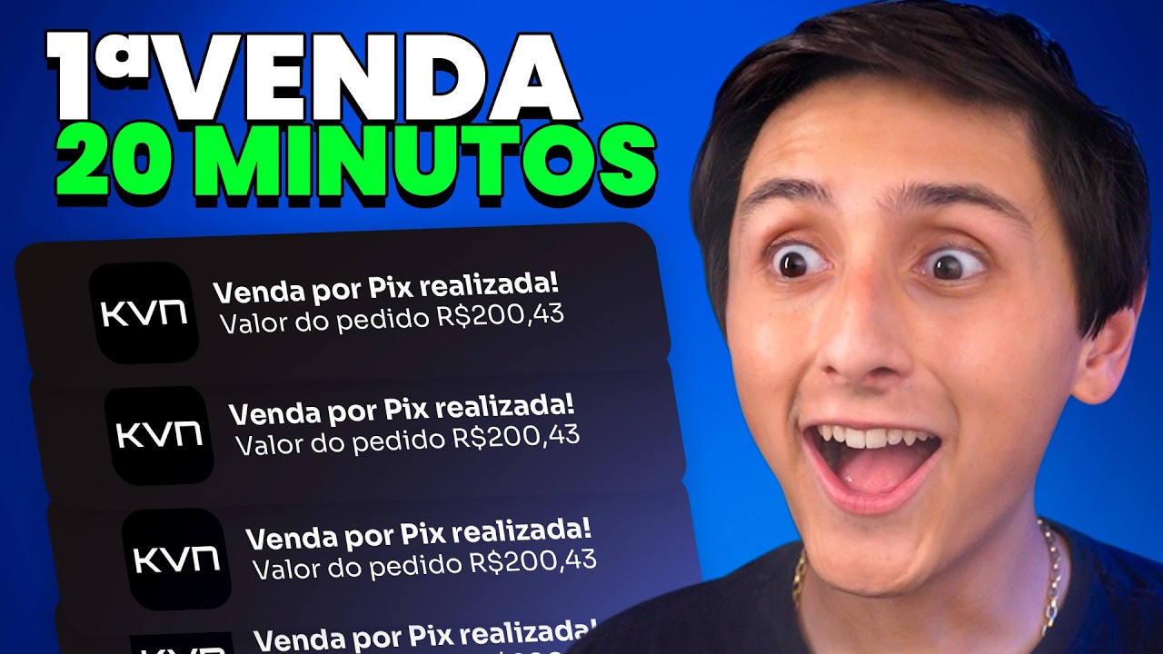 Faça sua PRIMEIRA VENDA na KIRVANO com 100% de COMISSÃO!