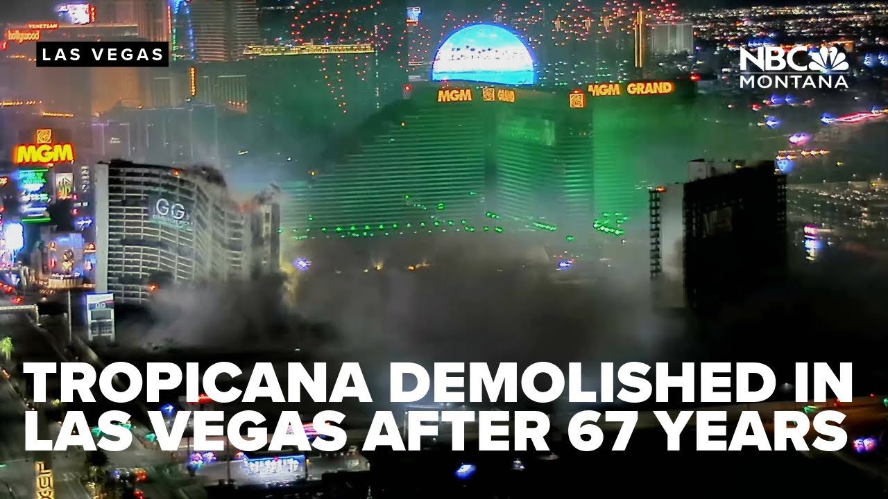 FAREWELL, OLD FRIEND: Tropicana hotel imploded in Las Vegas spectacle