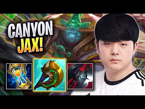 CANYON CHILLING WITH JAX! - DK Canyon Plays Jax JUNGLE vs Lee Sin! | Season 2023