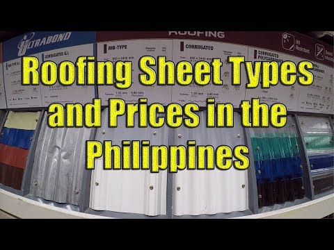 Roofing sheets types