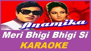 meri bhigi bhigi si Karaoke - YouTube