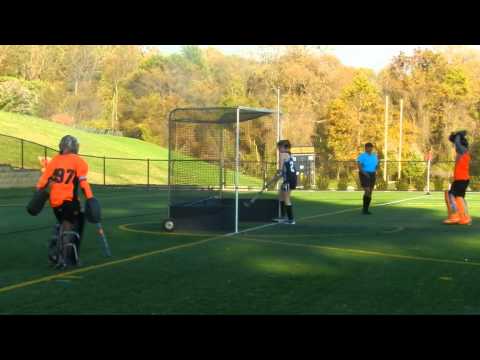 Chiamulera goal St. Timothy's/Key field hockey Shootout IAAM C finals 10/25/14