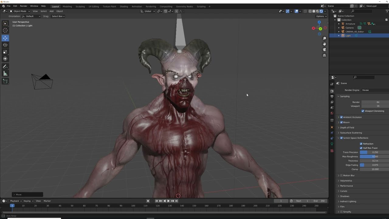 DEM&Ocirc;NICOS Modelo 3D