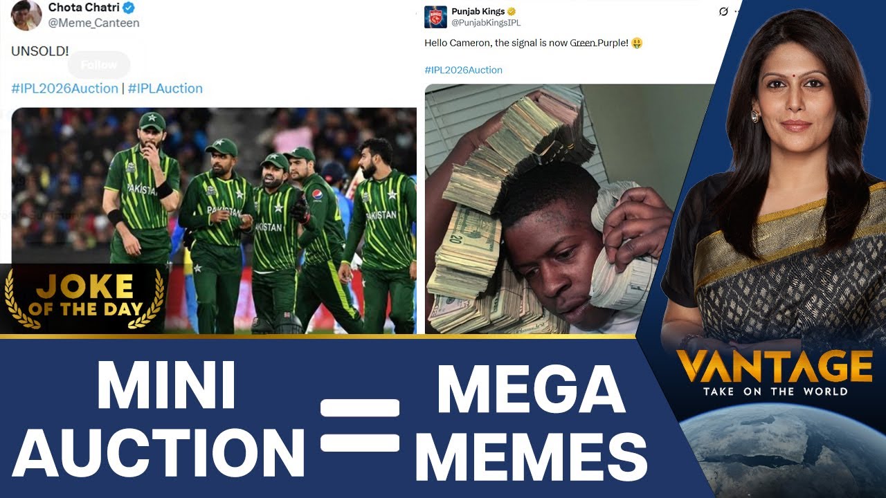 Cameron Green's Record IPL Bid Triggers Meme Fest | Vantage with Palki Sharma | N18G