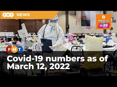 Covid-19 numbers as of March 12, 2022