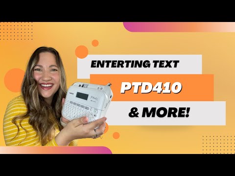 Redefinição de fábrica do Brother PT-D410, inserção de texto, largura da etiqueta, linhas de impressão, estilos de ajuste automático e muito mais...